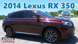 2014 Lexus RX 350 Sport with Warranty at Sparks Toyota in Myrtle Beach, SC - 211454Z