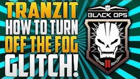Black Ops 2 Zombies:NO FOG GLITCH! THEATRE MODE