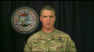 OIR Commander Briefs Media