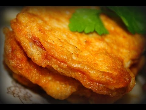 Видео рецепт Свинина в сырном кляре  
