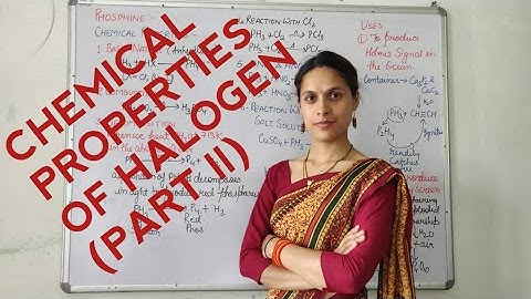 12th||NEET||AIEEE||HALOGEN FAMILY (LECTURE III)||CHEMICAL PROPERTIES (PART II)
