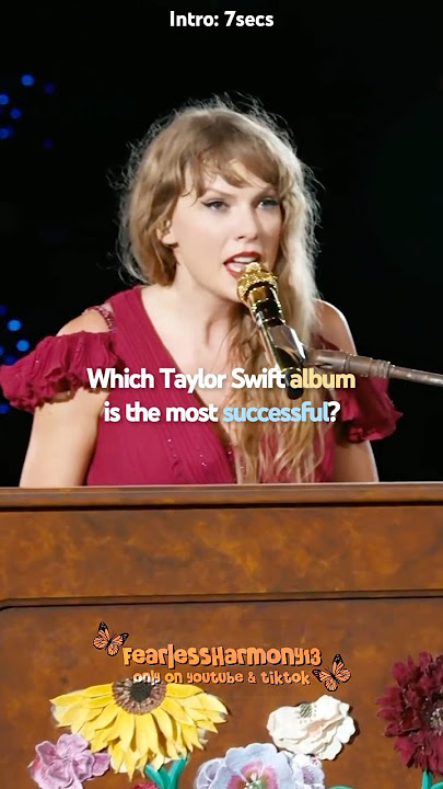 Which Taylor Swift album is the most successful? || #taylorsversion #taylorswift #theerastour