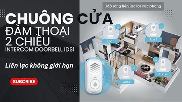CHUÔNG CỬA ĐÀM THOẠI 2 chiều - intercom doorbell gọi được nhiều phòng cùng lúc không?