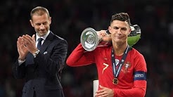 Cristiano Ronaldo Calla Bocas y es Dios de Europa - Portugal vs Holanda 1-0 Final Nations League