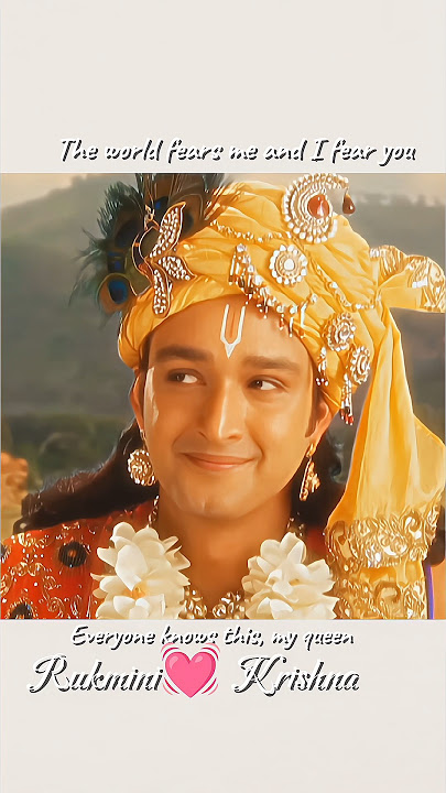KRISHN AND HIS Krishnatmika 🤭#rukminikrishna #shorts