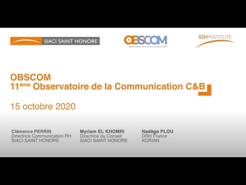 Replay Webinar 11me dition de lObservatoire de la Communication CB