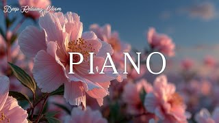 Relaxing Piano Strings | Soothing Celesta | Pink Flower Zen Focus Music & Sleep