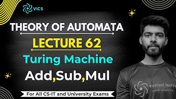 62- Turing Machine as Addition Subtraction and Multiplication 3 in 1 Complete