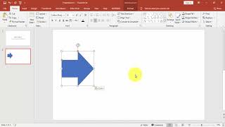 How to move objects horizontally in PowerPoint 365