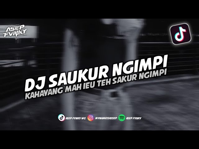 DJ KAHAYANGAN MAH IEU TEH SAKUR NGIMPI - DJ SUNDA SAUKUR NGIMPI || DJ TIKTOK TERBARU class=