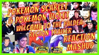 POKEMON SCARLET \& POKEMON VIOLET - WELCOME TO PALDEA REGION - TRAILER - REACTION MASHUP - [AR]