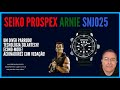 RELÓGIO SEIKO PROSPEX ARNIE SNJ025 - UM REVIEW INCRÍVEL DESSA LINDA MÁQUINA!
