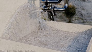 Blender: LuxCore Render + Flip Fluids
