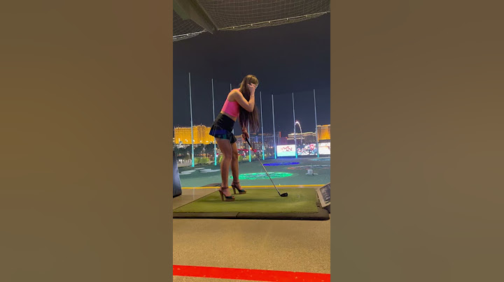 Can YOU beat her at TopGolf? #shorts