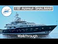 118ft Azimut SHALIMAR $3.9 Million | Walkthrough:  2021 Palm Beach Boat Show: $1.7M Refit in 2020