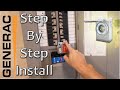 Step by Step on How To install a generator interlock kit and inlet box.