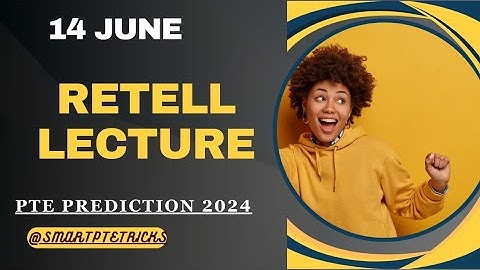 PTE RETELL LECTURE June 2024 ||  Retell lecture Templates June 2024
