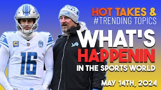 Jared Goff's Mega Deal, NFL Schedule Release, and Bronny James a First-Round Pick | May 14th #HTTT