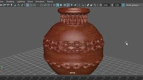 How to Make a Clay Pot (matka) in Autodesk maya 2020