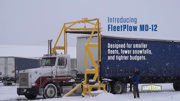 Medium-Duty FleetPlow™ MD-12 for Automated Snow Removal from Trucks