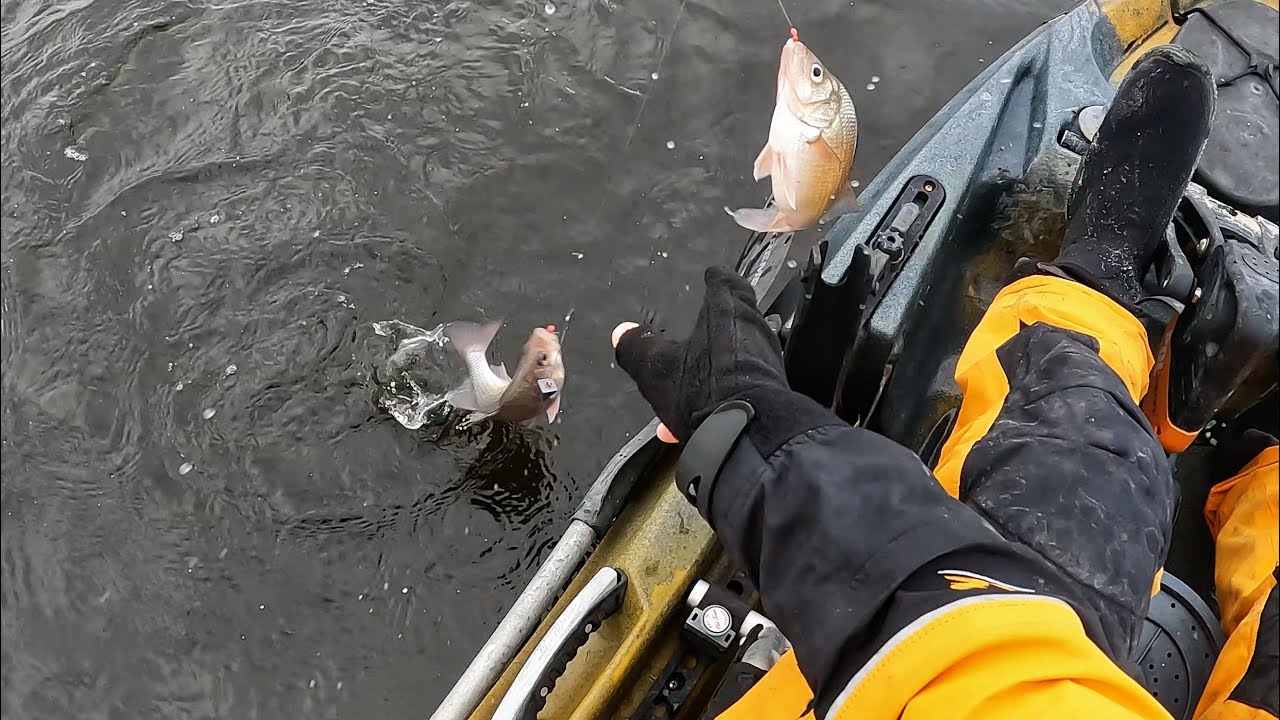 Безумная рыбалка на белого окуня (непрерывный клев)