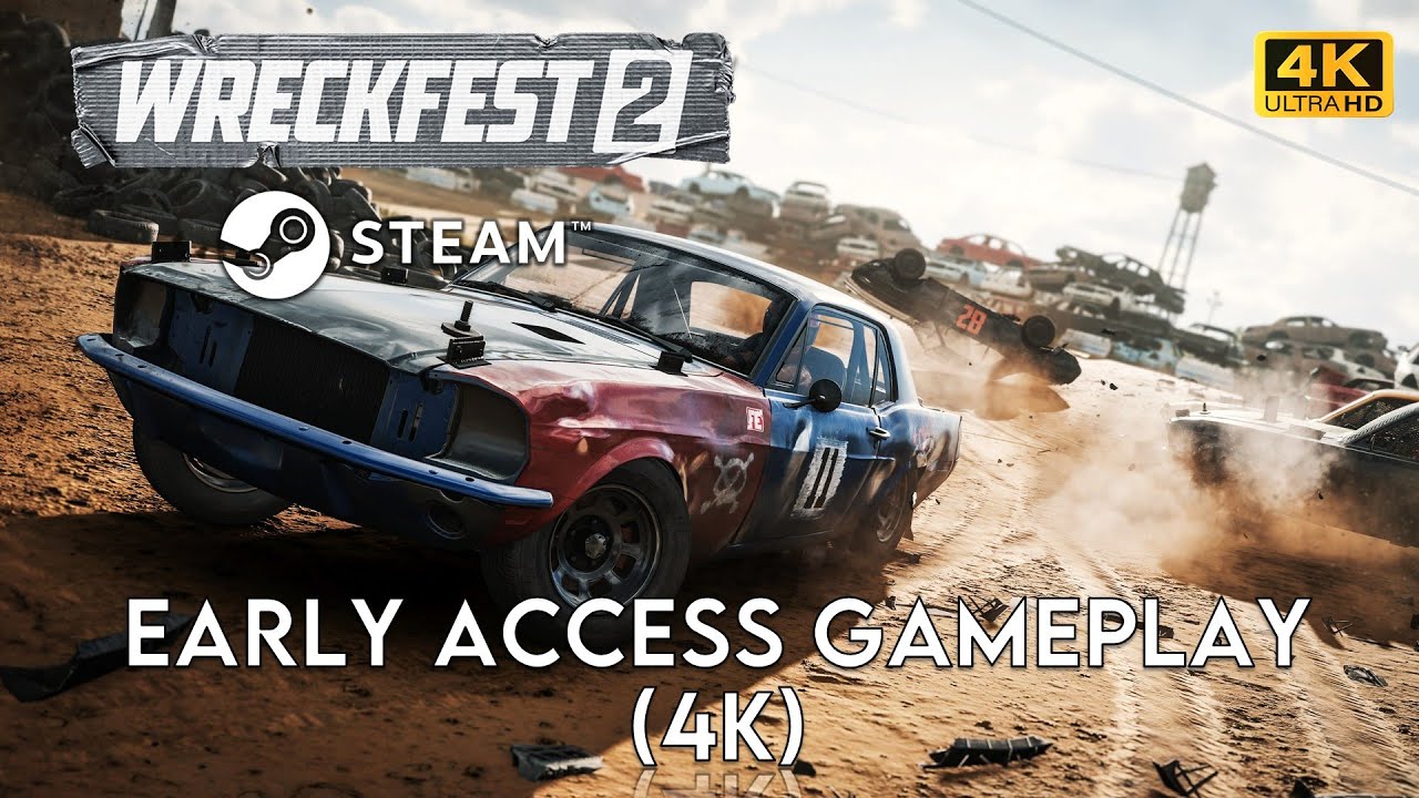 WRECKFEST 2 (PC/STEAM) Early Access Gameplay (4K) - YouTube