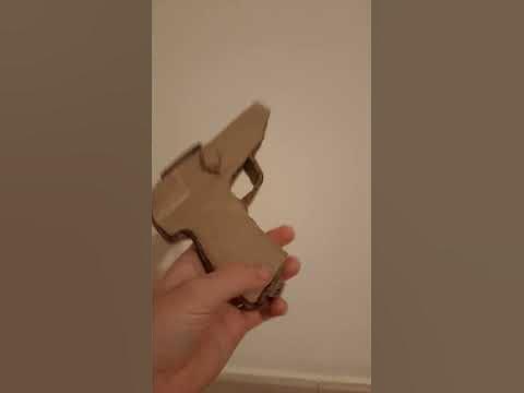 пистолет из картона - YouTube