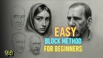 "The Easiest Way to Draw Faces – Block Method Tutorial"