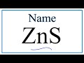 Zinc Sulfide Compound Properties