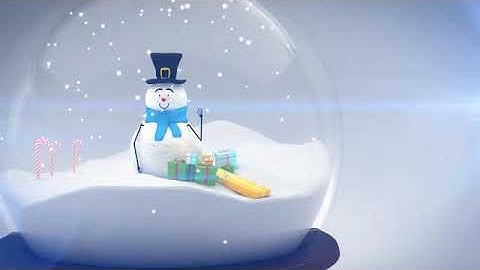 Merry Christmas Snow Globe | After Effects Project - Envato elements