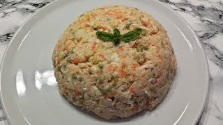 Salad Olivieh Recipe Persian (Chicken Egg Potato Salad) سالاد اولویه