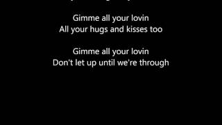 ZZ Top - Gimme All Your Lovin&#39; - Scroll Lyrics &quot;22&quot;