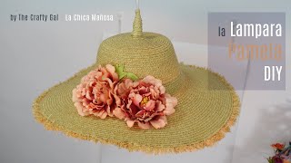 DIY Lampara de Techo con un Sombrero viejo - en Español