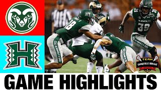 Colorado State vs Hawai'i Highlights | 2023 FBS Week 13 | College Football Highlights