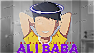 Ali Baba X RG Bucket List || Ft. RG Bucket List Song Edit