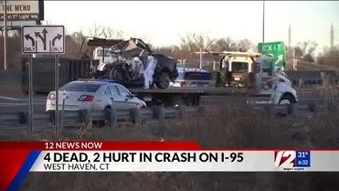 4 killed, 2 injured after wrong-way crash in Connecticut