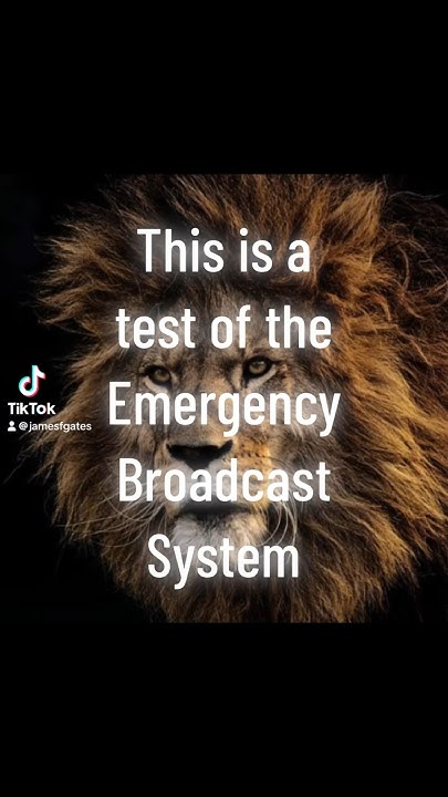 This Is A Test Of The Emergency Broadcast System Song 5/10/24 This is a test of the emergency broadcast system - YouTube