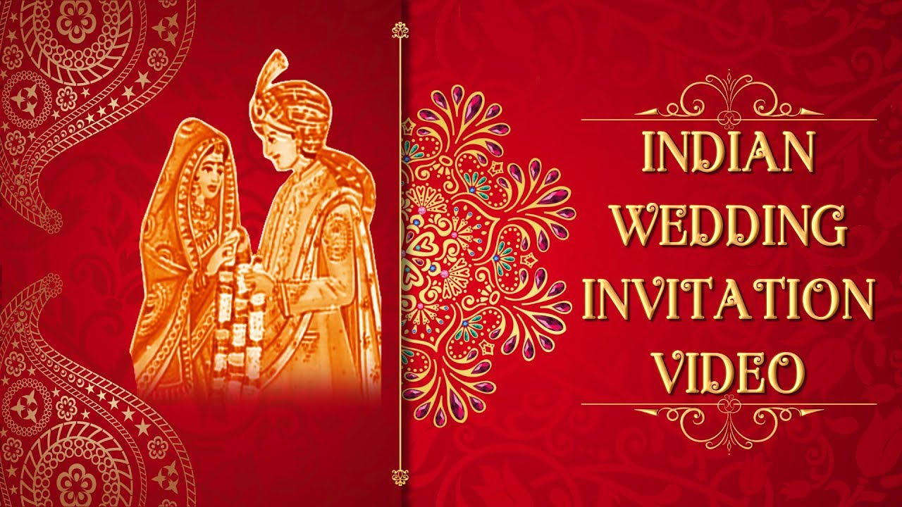 Indian Wedding Invitation Video 