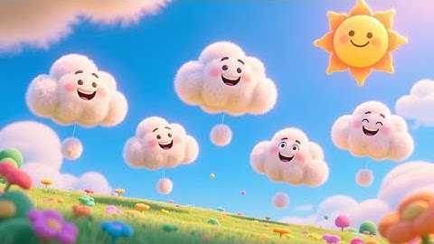 Counting in the Clouds Song | Fun Numbers Cloud Adventure Song for Kids | Nursery Rhymes Baby Songs