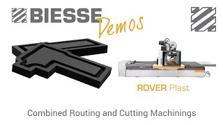 CNC Rover Plast - Combined Routing and Cutting Machinings