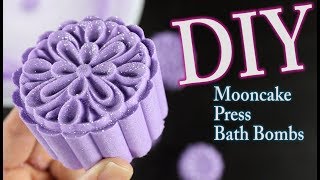 DIY Mooncake Press Bath Bombs