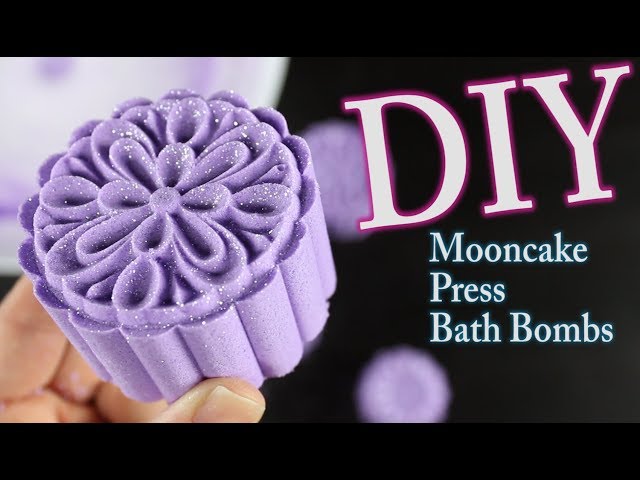 DIY Mooncake Press Bath Bombs 