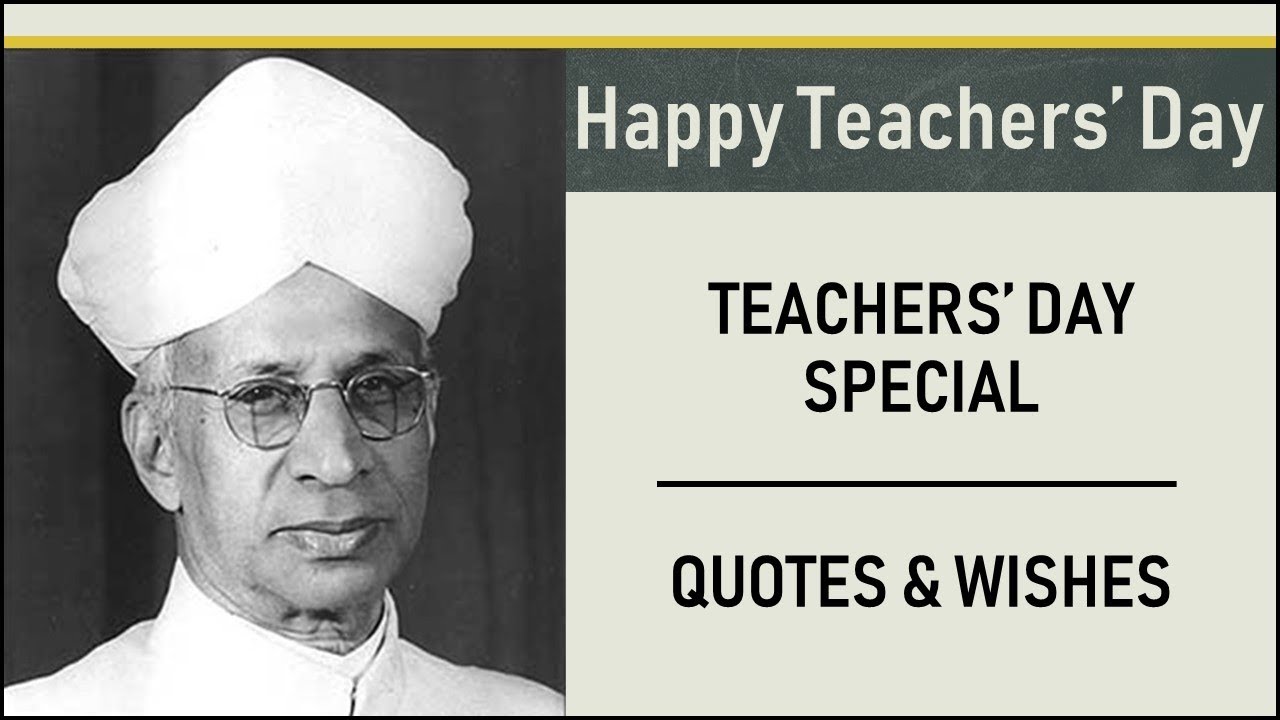 Happy Teachers' Day | Teachers' Day Special - Quotes & Wishes | Dr ...