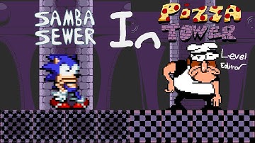 Samba Sewer but in the Pizza Tower Level Editor