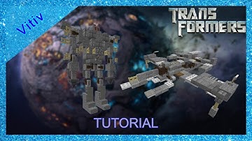 Transformers Megatron in Minecraft - 1:1 Scale - Tutorial