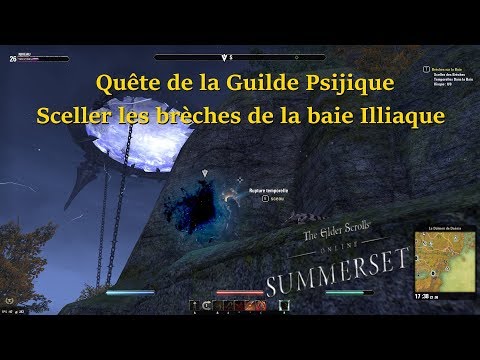 TESO Guilde Psijique - Les brèches temporelles de la baie Illiaque - Let's play 02 -  PC Fr