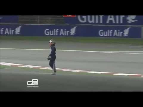 GP2 2014. Bahrain Grand Prix. Artem Markelov's spin