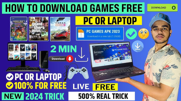 3 Websites to Download FREE PC-Games 🔥 How to Download Games in Laptop and  PC for Free 