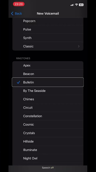 Bulletin, Apple iPhone ringtone