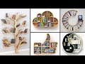 تصميمات جميله جداً لرف الكتب / رفوف جدران عصريه / Beautiful bookshelf designs